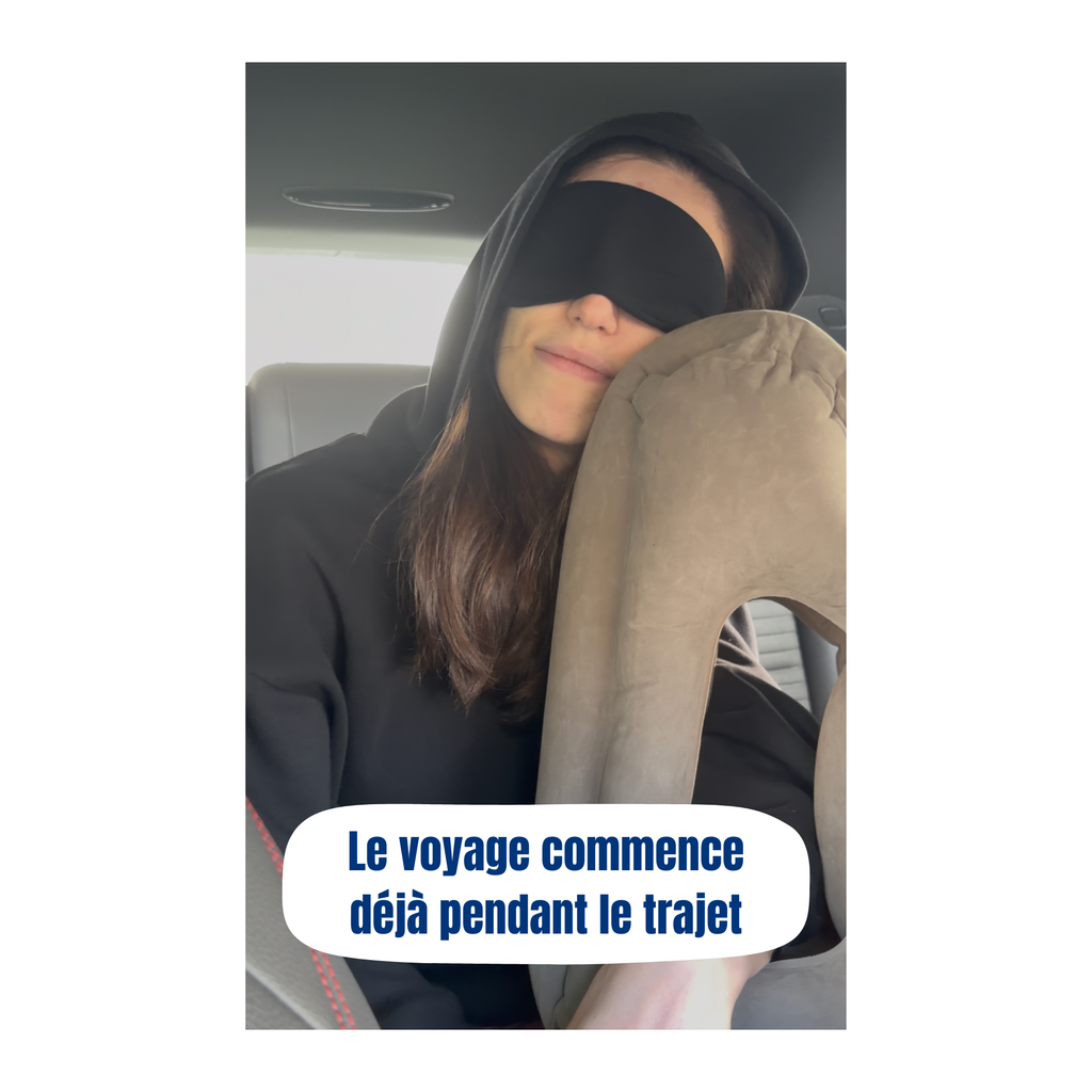 Coussin gonflable pour un voyage reposant